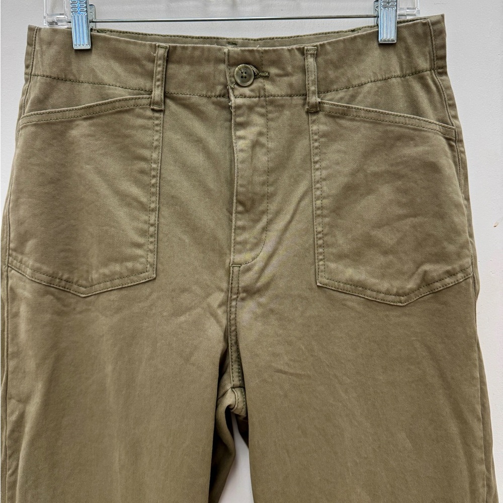 Bagatelle Olive Utility Wide Leg Trouser Pants Size 12P - Picture 8 of 11